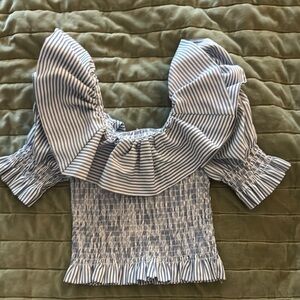 Habitual kids Ruffled Smocked top